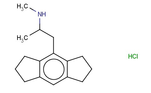 1,2,3,5,6,7-HEXAHYDRO-N,ALPHA-DIMETHYL-S-INDACENE-4-ETHANAMINE HYDROCH LORIDE